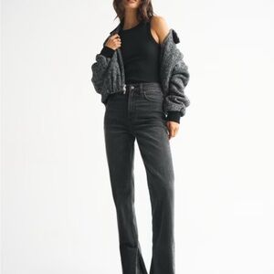 Abercrombie & Fitch Black Flare Jeans - 16L NWOT